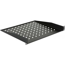 MIRSAN Полиця консольна 19" 1U 400, RAL 9005