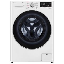 LG Пральна машина фронтальна, 9кг, 1400, A+++, 57см, дисплей, пара, інвертор, білий