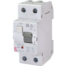 ETI Диф. автоматичний вимикач KZS-2M C 6/0,03 тип AC (10kA)