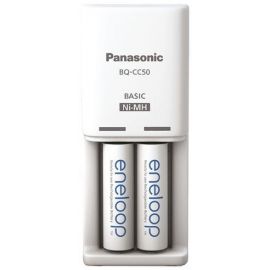 Panasonic Зарядний пристрій Compact Charger+ Eneloop 2AA 2000 mAh