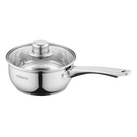 ARDESTO Ківш Gemini Gourmet, скляна кришка, 1.2 л, нержавіюча сталь