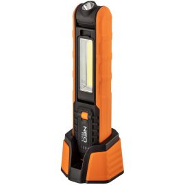 Neo Tools Ліхтар інспекційний акумуляторний, 2600мА•год, 500лм, 5+1Вт, база+ЗП, індикатор заряду, гачок, магніт, IP20