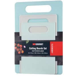 ARDESTO Набір дошок кухонних Gemini Gourmet 3 шт.: 25*17,6; 28,8*19,6; 35,2*24,8 см, пластик