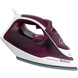 Tefal Праска Express Steam, 2400Вт, 270мл, паровий удар -160гр, постійна пара - 30гр, керам. підошва, бордовий