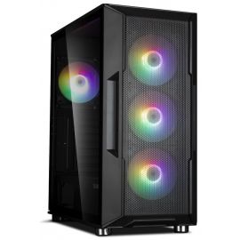 Zalman Корпус I3 NEO BLACK, без БЖ, 1xUSB3.0, 2xUSB2.0, 4x120mm RGB fans, TG Side Panel, ATX, Black