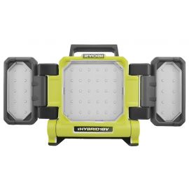 Ryobi Прожектор гібридний панельний ONE+ RLPH18-0 18В/220В Hybrid 3 LED панелі 3000лм 3 режими яскравості (без АКБ та ЗП)