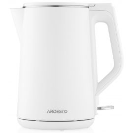 ARDESTO Електрочайник EKL-X50/1.5 л/2200 Вт/подвійні стінки/Strix контроль/білий