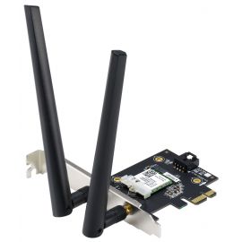 ASUS WiFi-адаптер PCE-AXE5400 Bluetooth 5.2 PCI Express WPA3 OFDMA MU-MIMO