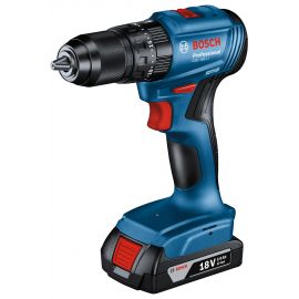 Bosch Акумуляторний ударний дриль-шуруповерт GSB 185-LI,  2 акумулятора 2.0 Ah, ЗП GAL 18V-20, кейс