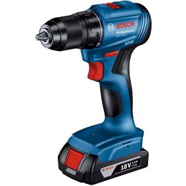 Bosch Шурупокрут-дриль акумуляторний GSR 185-LI, 18В 2х2.0 Аг, 50Нм, 20+1, 500/1900об/хв, 0.9кг
