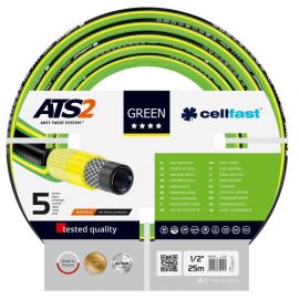 Cellfast Шланг садовий GREEN ATS 1/2", 25м, 5 шарів, до 30 Бар, -20…+60°C
