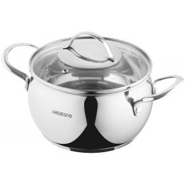 ARDESTO Каструля Gemini, скляна кришка, 3.0 л, нержавіюча сталь