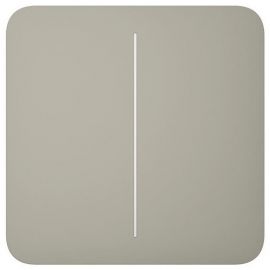 Ajax Кнопка для двоклавішного вимикача SoloButton 2-gang for LightSwitch, Jeweler, бездротовий, olive