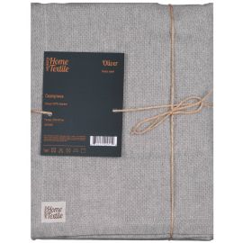 ARDESTO Скатертина Oliver, сірий, 220х133см, 100% бавовна