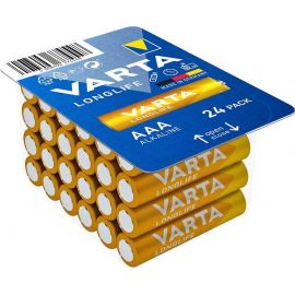 VARTA Батарейка VARTA LONGLIFE лужна AAA блистер, 24 шт.