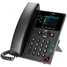 Poly SIP-телефон OBi VVX 250, 4 лінії, PoE, чорний