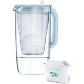 Brita Фільтр-глечик Glass Jug One, скляний, 2.5л, синій
