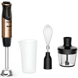 Tefal Блендер заглибний Quickchef 1000Вт, 3в1, чаша-800мл, чопер-500мл, турборежим, чорно-бронзовий