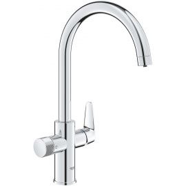 Grohe Sink tap Start Curve, spout length - 223mm, swivel, 1+1filter connection, chrome