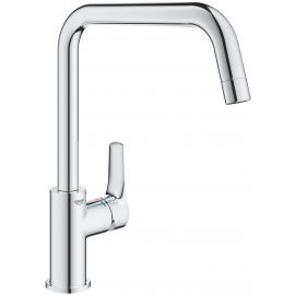Grohe Змішувач для кухні Via, довж.виливу - 228мм, поворотний, 1важіль, хром