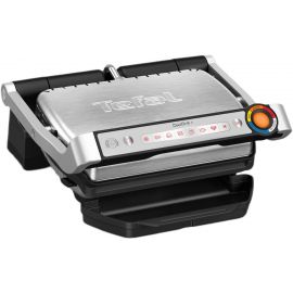 Tefal Гриль прижимний OptiGrill+ 2000Вт, темп. режимів-4, знімні пластини, алюміній, метал