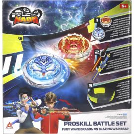 Infinity Nado Набір VI Proskill Battle Set Лютий Дракон і Палаючий Бойовий Ведмідь (Fury Wave Dragon vs Blazing War Bear)