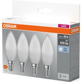 Osram Набір ламп 4шт LED E14 4.9Вт 4000К 470Лм B40