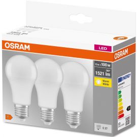 Osram Набір ламп 3шт LED E27 13Вт 2700К 1520Лм A60