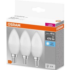 Osram Набір ламп 3шт LED E14 4.9Вт 4000К 470Лм B40