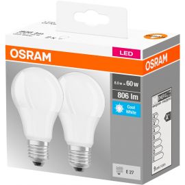 Osram Набір ламп 2шт LED E27 8.5Вт 4000К 806Лм A60
