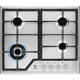 Electrolux Варильна поверхня газова, 60см, чавун, нерж