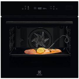 Electrolux Духова шафа електрична, 70л, А+, пара, дисплей, конвекція, ф-ція пароварки, чорний