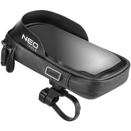 Neo Tools Сумка велосипедна з тримачем для смартфона до 6", водонепроникна, чорний