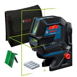 Bosch Нівелір лазерний Professional GCL 2-50 G, до 15 м, ± 0.3 мм/м, з тримачем RM 10, чохлом, мішенню, 0.58 кг
