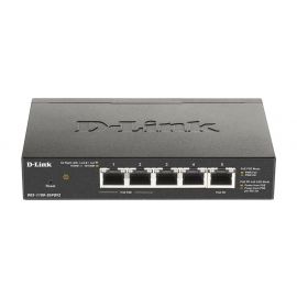 D-Link Комутатор DGS-1100-05PD 5xGE, (2xGE, 2xGE PoE, 1xGE PD), EasySmart