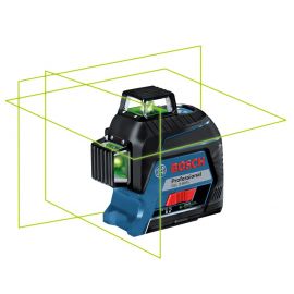 Bosch Нівелір лазерний GLL 3-80 G, до 30м з приймачем 120м, ±0.3мм/м, кейс, 0.82кг