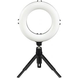 HAMA Штатив зі світлодіодним кільцем SpotLight Smart 80 V2 BT Black