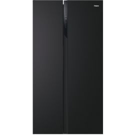 Haier Холодильник SBS, 177.5x91х64.7, холод.відд.-337л, мороз.відд.-177л, 2дв., А++, NF, інв., дисплей, чорний