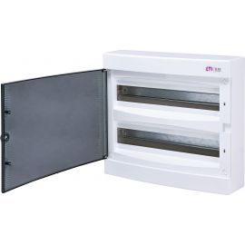 ETI Щит зовнішній розподільчий ECT 2x18PT (36 модулів прозорі двері)