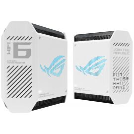 ASUS Маршрутизатор ROG Rapture GT6 2PK white AX10000 3xGE LAN 1x2.5GE WAN 1xUSB 3.2 g1 WPA3 OFDMA MESH