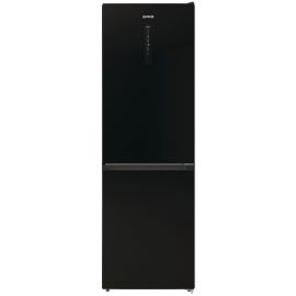 Gorenje Холодильник з нижн. мороз. камерою 185х60х60см, 2 двері, 204(96)л, А++, NoFrost+ , LED дисплей, Зона св-ті, чорний