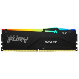Kingston Пам'ять ПК DDR5 16GB 5600 FURY Beast RGB