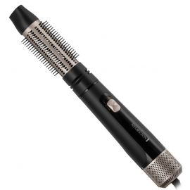 Remington Фен-щітка Blow Dry & Style Caring, 1000Вт, 2 режими, іоніз-я, хол. обдув, чохол, кераміка, чорно-золотий