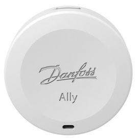 Danfoss Датчик Ally Room Sensor, кімнатний, виносний, CR2450, Zigbee, білий