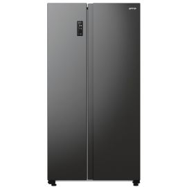 Gorenje Холодильник SBS 179х67х92см, 2 двері, 356(191)л, А++, NF+, Інв., Зона св-ті, Зовн. Диспл, чорний