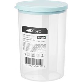ARDESTO Контейнер для сипучих Fresh 3 в 1, 3 х 0,75 л, тіффані, пластик