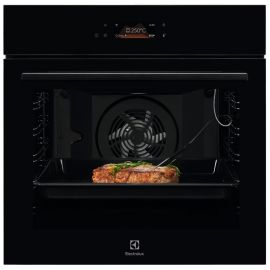 Electrolux Духова шафа електрична, 72л, A+, дисплей, конвекція, піроліз, телескопічні напрямні, чорний