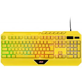 2E Gaming Клавіатура мембранна KG315 110key, USB-A, EN/UA, RGB, жовтий
