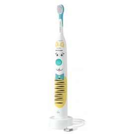 Philips Щітка зубна елекр. Sonicare For Kids, для дітей, насадок-1, 2 комплекти наклейьок, білий