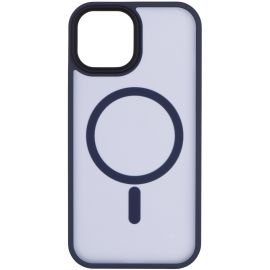 2E Чохол Basic для Apple iPhone 15, Soft Touch MagSafe Cover, Dark Blue